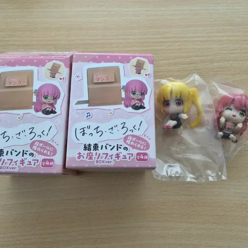 [BUNJANG] Bocchi the Rock! Mango Box Figure Bundle Set / [일괄]봇치더락 망고박스 피규어(이지치 니지카, 이쿠요 키타)