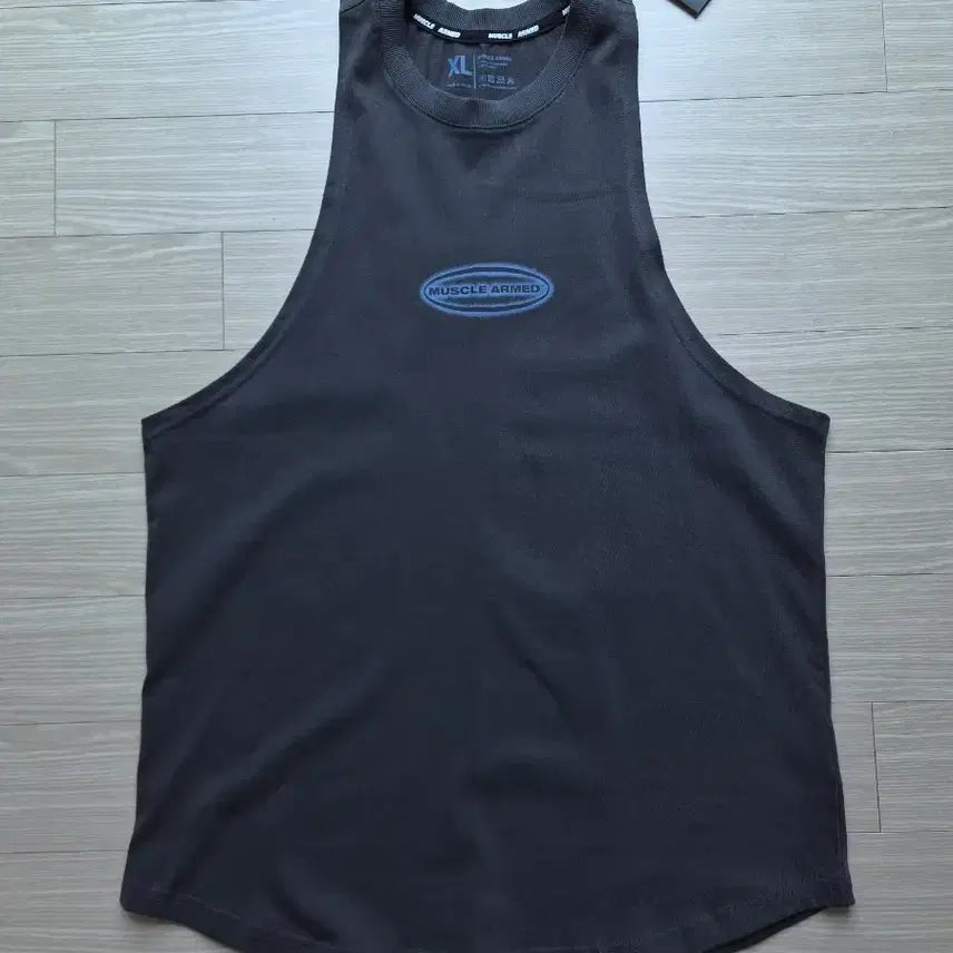 [BUNJANG] Muscle Armed Tank Top (XL, Dark Gray) / 새옷~머슬암드 muscle armed 탱크탑