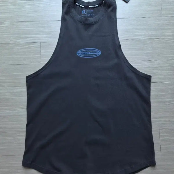 [BUNJANG] Muscle Armed Tank Top (XL, Dark Gray) / 새옷~머슬암드 muscle armed 탱크탑