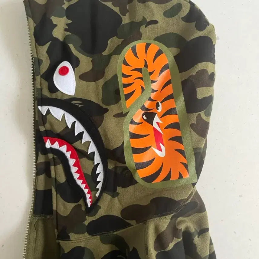 [BUNJANG] BAPE Camo Full Zip Hoodie / 베이프 카모 후드집업 M