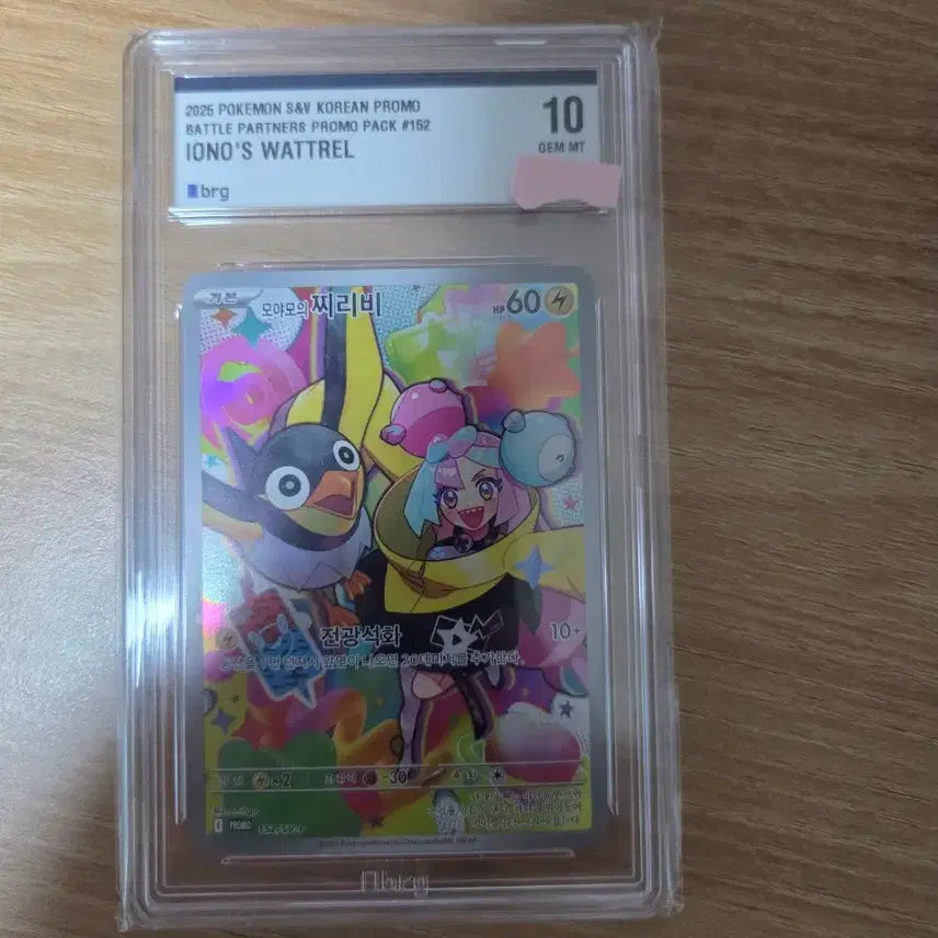 [BUNJANG] Pokemon Card Moyamoy's Chirivi Promo BRG 10 Graded / 포켓몬카드판매합니다(모야모의찌리비 프로모 BRG10등급)
