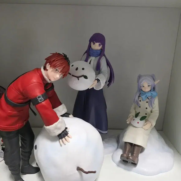 [BUNJANG] Sousou no Frieren Snowman Figure Set (3 Types) / 장송의프리렌 눈사람 피규어 3종 일괄