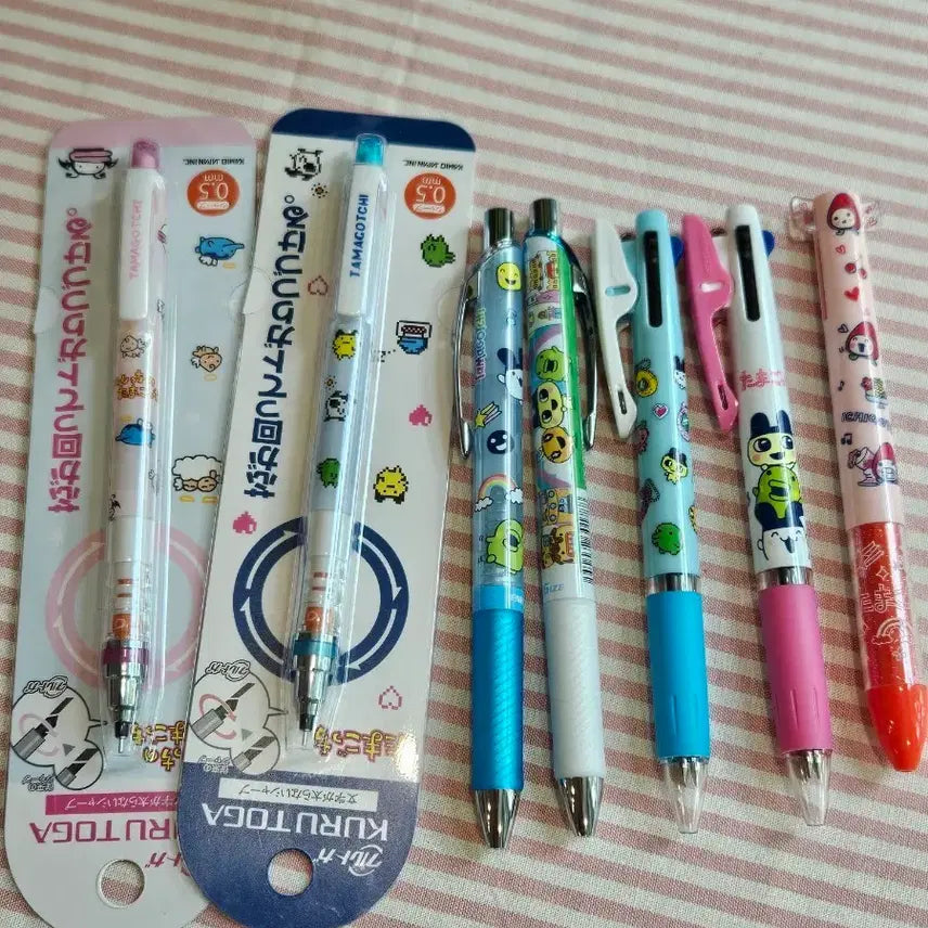 [BUNJANG] Authentic Tamagotchi Kurutoga, Energel, Jetstream Ballpoint Pen / 정품 다마고치 쿠루토가,에너겔 샤프 제트스트림 볼펜