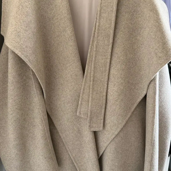 [BUNJANG] YMER Jeanne Highneck Short Coat Moon Beige / 유메르 잔느 하이넥 숏 코트 문베이지