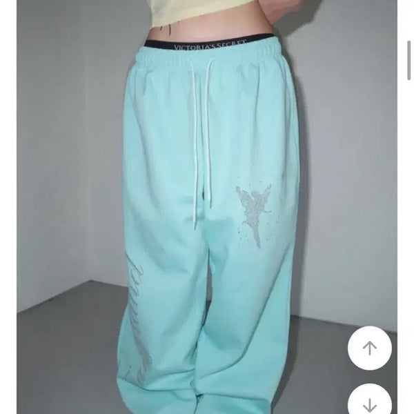 [BUNJANG] The Air Town Tinkerbell Hotfix Mint Pants / 새 상품 디에어타운 tinkerbell hotfix pt 민트 팬츠
