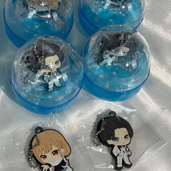 [BUNJANG] Bisque Doll Wa Koi Wo Suru Rubber Charm & Strap Set (Marine Winter Uniform ver. + Reisa-sama ver.) / 그비돌 비스크돌 그비스크돌은사랑을한다 러버챰 러버스트랩 가챠 러버키링
