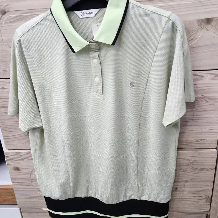 [BUNJANG] Cleveland Golf Women's Short Sleeve Polo Shirt Mint / 클리블랜드 골프웨어 여성 반팔 카라티 민트 M(95)