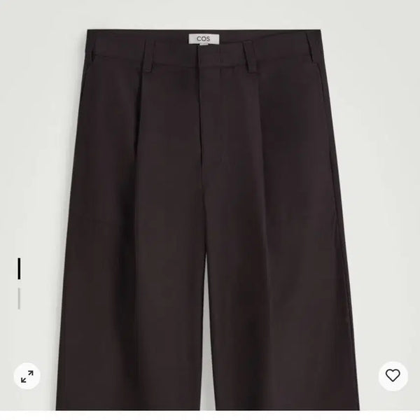 [BUNJANG] COS Wide Leg Cotton Twill Trousers Pants / cos 코스 와이드 레그 코튼 트윌 트라우저 팬츠