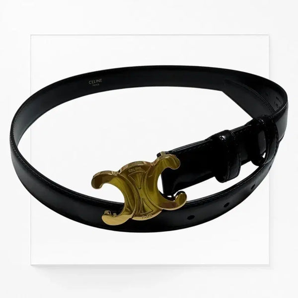[BUNJANG] Celine Triomphe Core Belt 25MM Taupy Leather / [인기명품@] 셀린느 트리옹프 코어 벨트 25MM