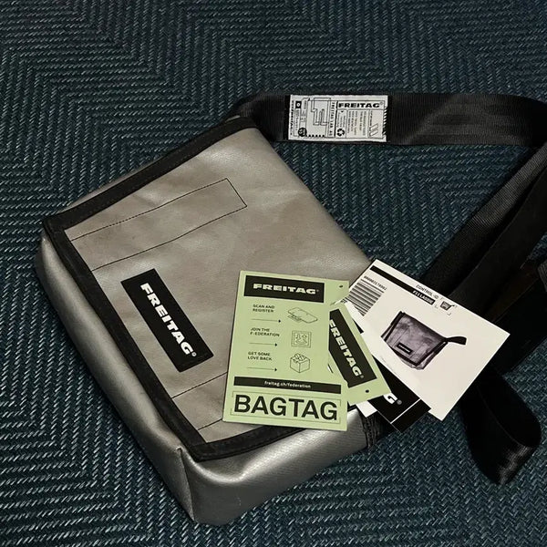 [BUNJANG] Freitag F11 Lassie Silver Smile Limited Edition Bag / 프라이탁 F11 라씨 실버 [스마일 한정판]