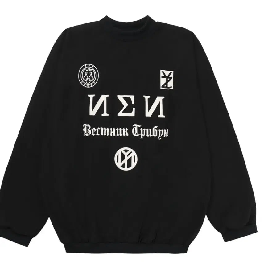 [BUNJANG] Kanye Merch SS-01 Black Sweatshirt Size 3 / 칸예 머천 SS-01 블랙 맨투맨 사이즈3