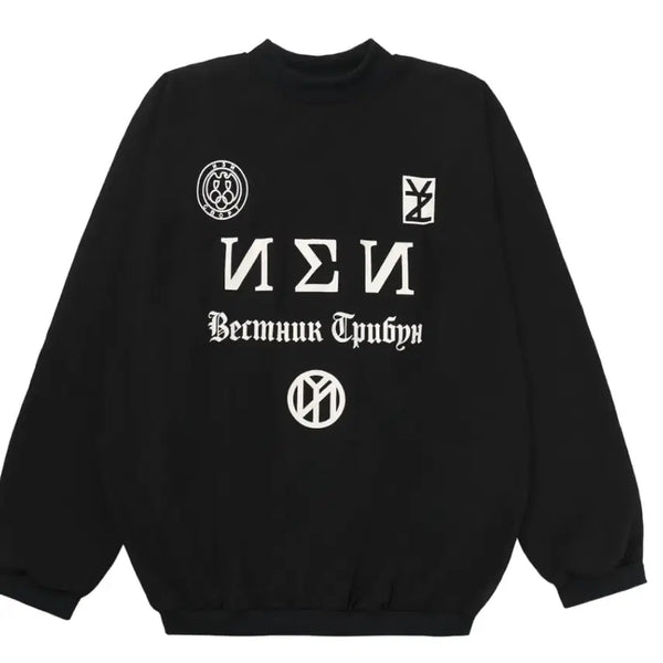 [BUNJANG] Kanye Merch SS-01 Black Sweatshirt Size 3 / 칸예 머천 SS-01 블랙 맨투맨 사이즈3