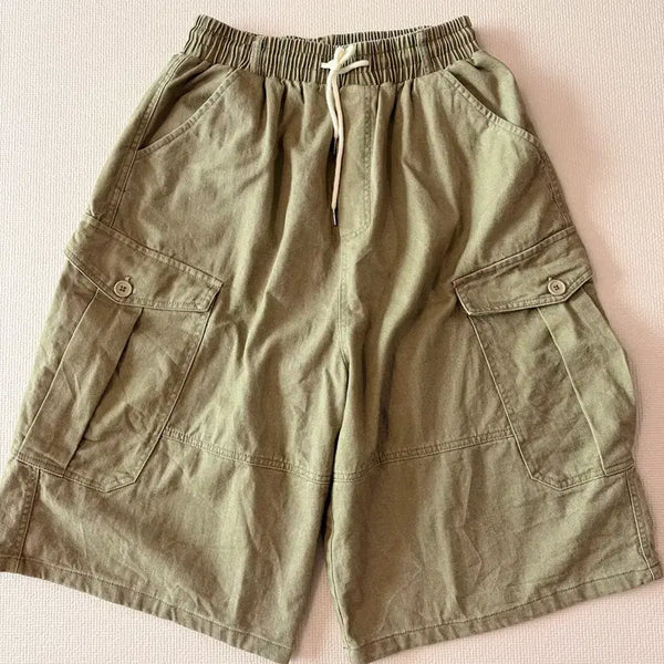 [BUNJANG] Cargo Shorts Free Size New / 카고 반바지 (Free) 새상품