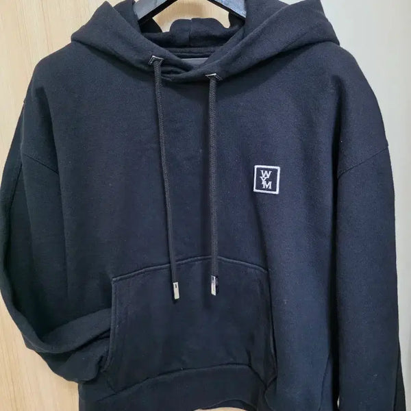 [BUNJANG] Wooyoungmi Signature Back Logo Hoodie Black / 우영미 백로고 후드티 (36)