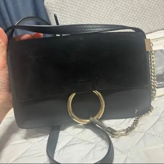 [BUNJANG] Chloé Faye Suede Shoulder Bag / 끌로에 페이백