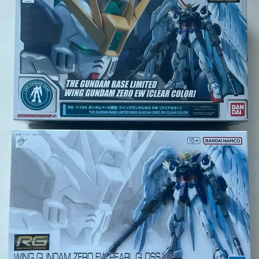 [BUNJANG] RG Wing Zero Pearl Gloss & Color Clear Limited Edition / RG 윙제로 펄글로스 + RG 윙제로 컬러클리어