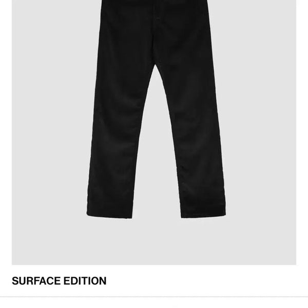 [BUNJANG] Surface Edition Patched Corduroy Pants Black (M) / 서피스에디션 코듀로이 팬츠 m