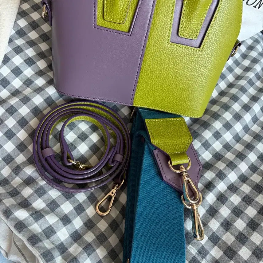 [BUNJANG] Ouioui Merci Two-Tone Tote Bag / Ouioui 위위 메르시  merci 투톤