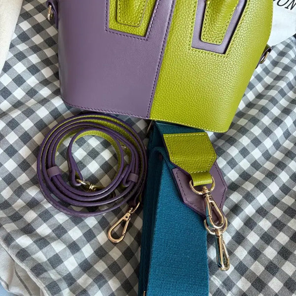 [BUNJANG] Ouioui Merci Two-Tone Tote Bag / Ouioui 위위 메르시  merci 투톤