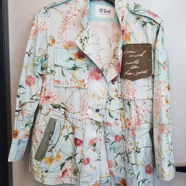 [BUNJANG] Ozseconz Flower Field Jacket / 한섬. 오즈세컨즈 플라워 야상점퍼 55