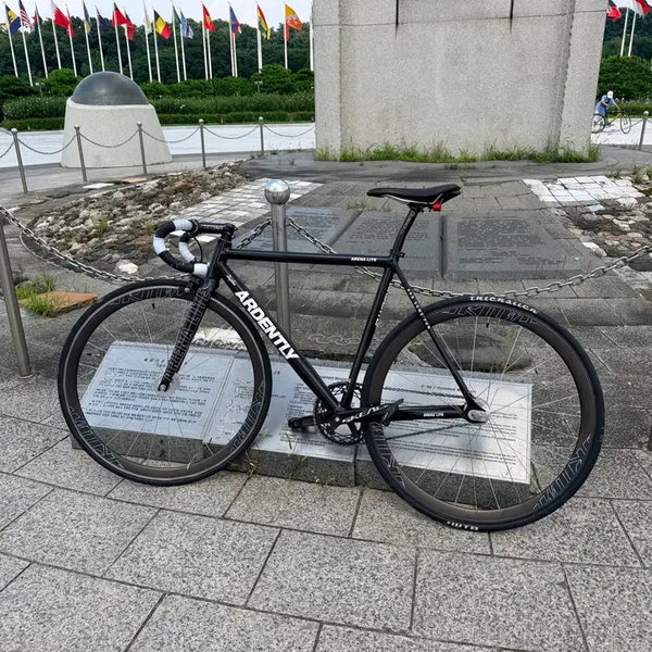 [BUNJANG] Unknown Seatpost, Thomson Setback, Spcake Crankset, Unknown Basic 3-Wheelset, Shimano 500 Clipless Pedals, Uno Parts Bicycle (Mint Condition) / 아덴틀리 완차(무하자급) 개급처
