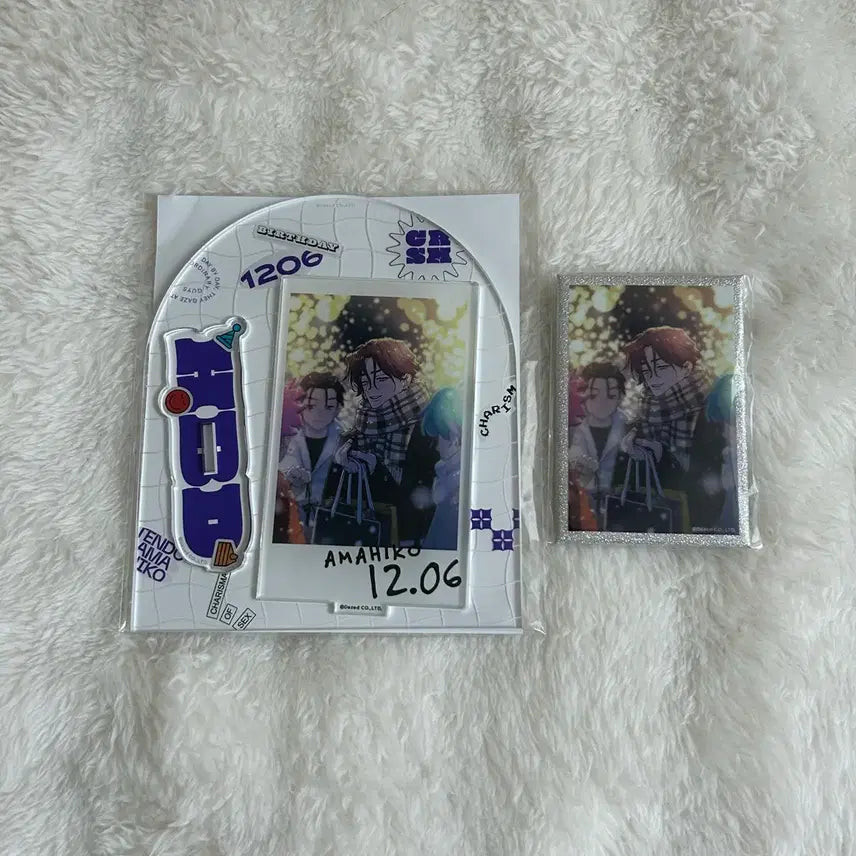[BUNJANG] Amano Tendo 2023 Birthday Acrylic Stand + Can Badge Set (Sealed) / 미개봉) 카리스마 하우스 텐도 아마히코 2023 생일 아크릴 스탠드 + 캔뱃지