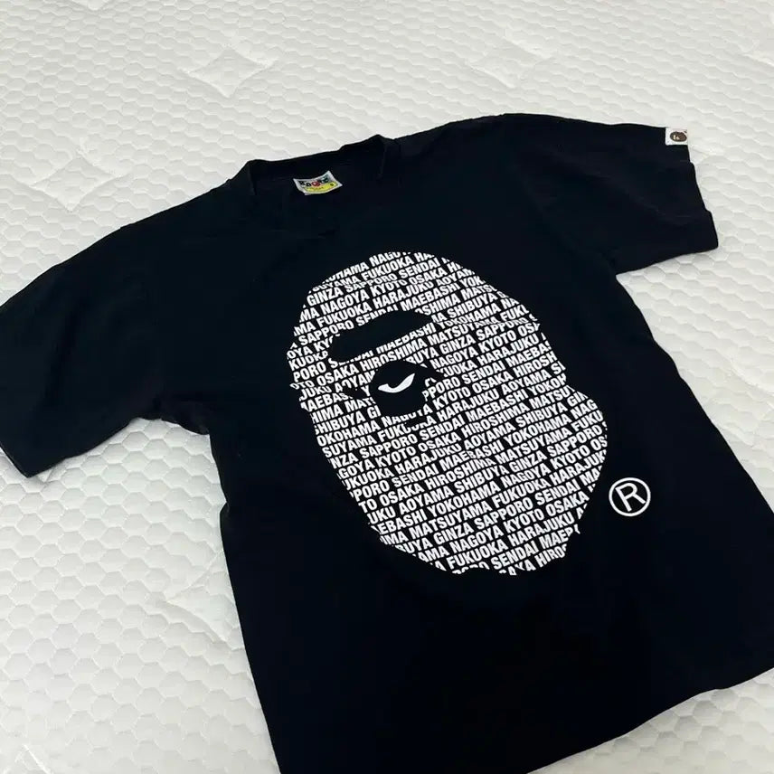 [BUNJANG] BAPE Japan Ape Head T-Shirt Black S / 베이프 재팬 에이프 헤드 티셔츠 블랙 S