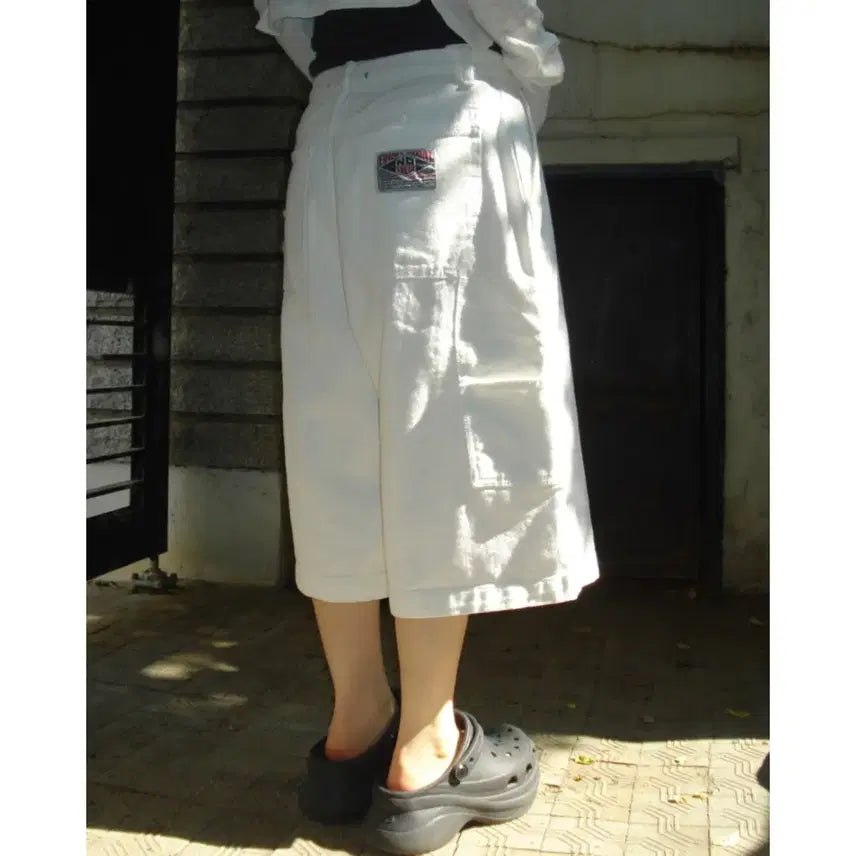 [BUNJANG] Our Cabinet Bermuda Pants Ivory M / [M] 아워캐비넷 버뮤다 팬츠 아이보리
