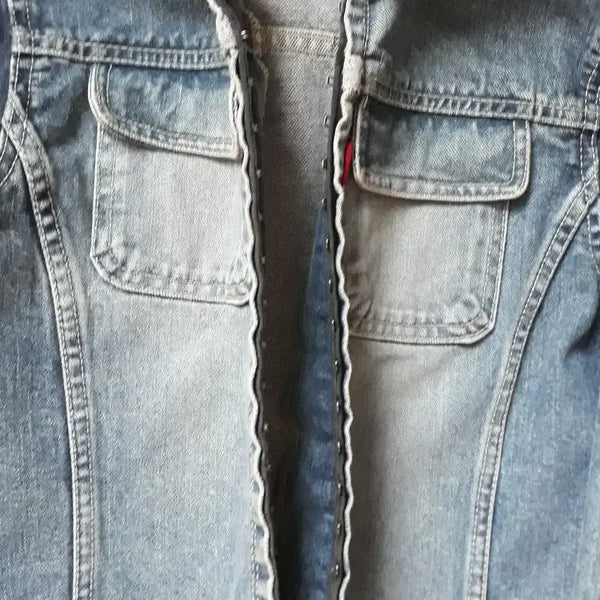 [BUNJANG] Women's Cropped Denim Jacket Size 90 / 여성 크롭 데님자켓 90사이즈입니다