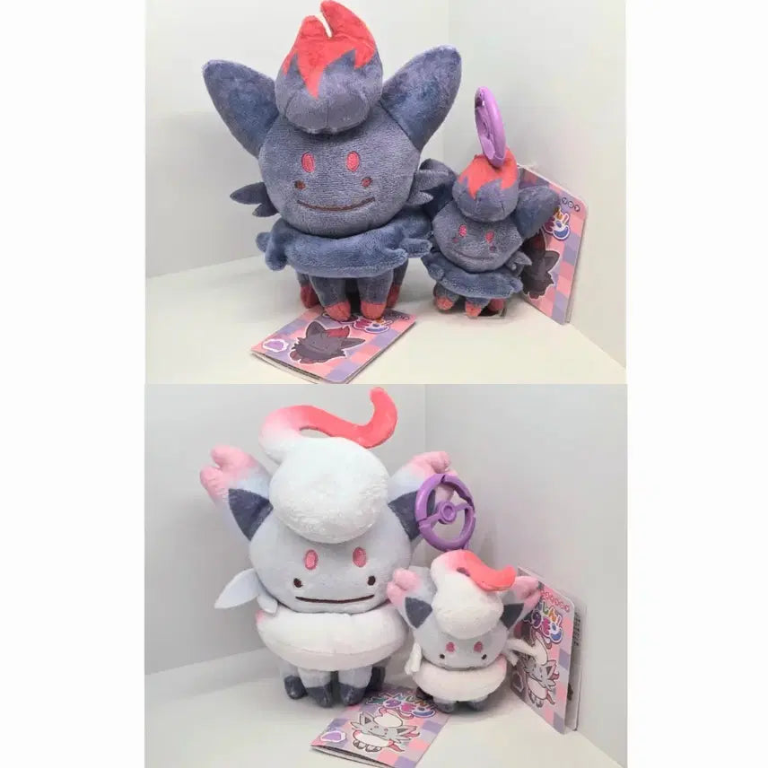 [BUNJANG] Pokemon Metamon Zoroark Plush Mascot Keyring Set / 택포13]4종SET]새상품] 포켓몬스터 포켓몬 변신 메타몽 인형 마스코트 키링 일포센 조로아 히스이 조로아 히스이조로아