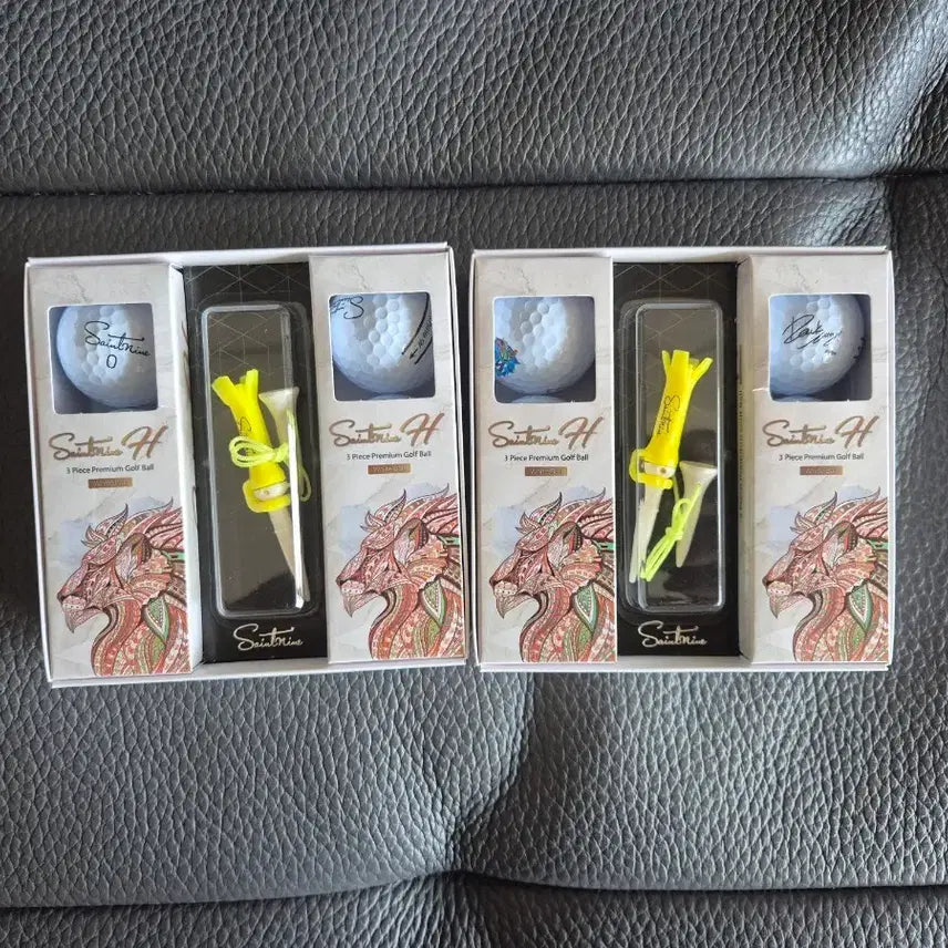 [BUNJANG] Park Min-jee Signed Saint Nine H Golf Ball 6-Ball and Tee Set / 박민지 프로 싸인볼 세인트나인 H 골프공 6구 티세트