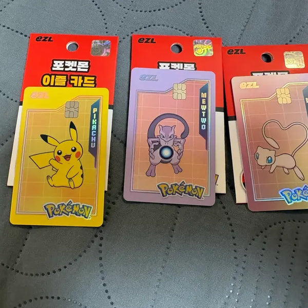 [BUNJANG] Pokemon Izzle Transport Card Set (9 Types) / 포켓몬 이즐 교통카드 9종 일괄