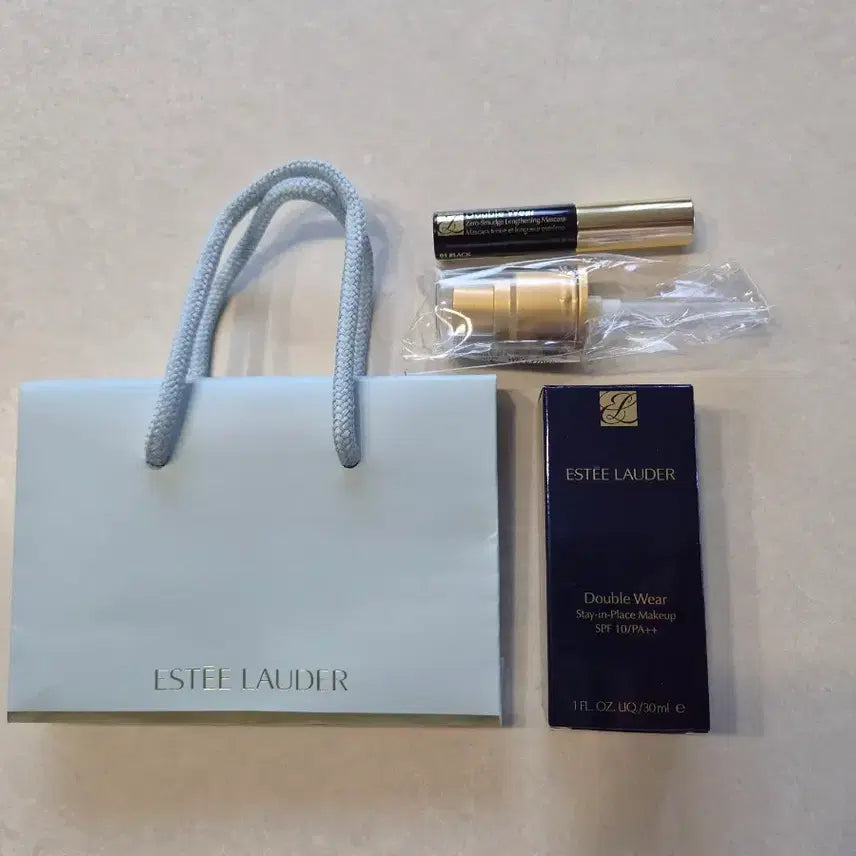 [BUNJANG] Estée Lauder Double Wear Foundation & Pump & Mascara Set / 에스티로더 더블웨어 파운데이션&펌핑기&마스카라