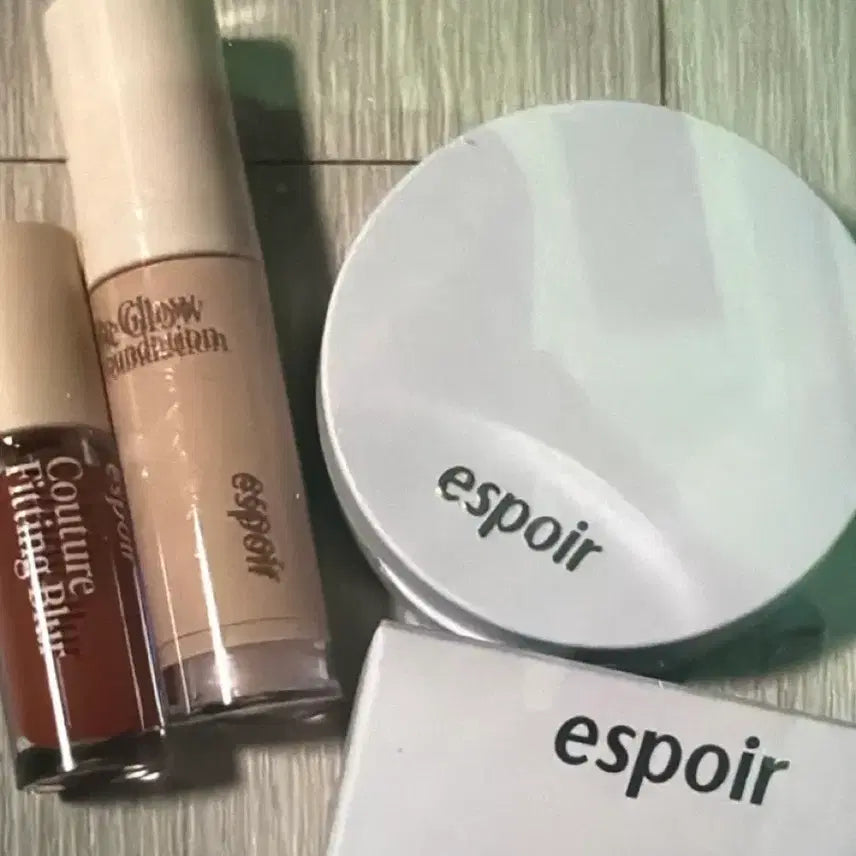[BUNJANG] Espoir Mini Cushion + Lip Tint + Foundation Bundle Set / 에스쁘아 미니쿠션+립틴트+파운데이션 일괄