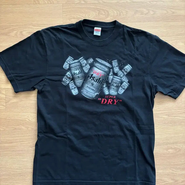 [BUNJANG] Asahi Beer Graphic Print Tubular T-Shirt XL / 아사히 맥주 튜블러 반팔 티셔츠 XL