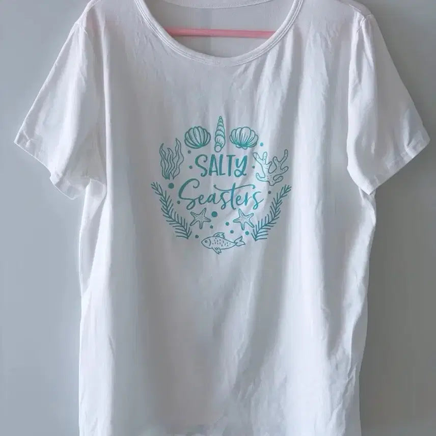 [BUNJANG] XL (88 Size) Long Length Short Sleeve T-Shirt / 88사이즈 XL 시원하고 가벼운 반팔티 기장길어요