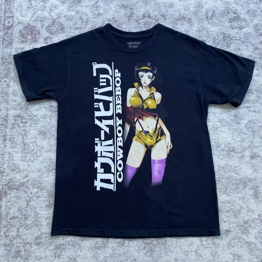 [BUNJANG] Cowboy Bebop Official Animation T-Shirt / 카우보이비밥 오피셜 애니메이션 티셔츠 애니티