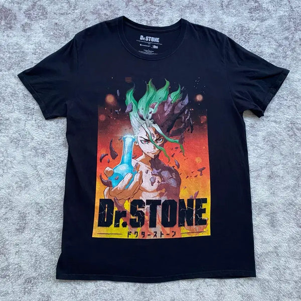 [BUNJANG] Dr. Stone Official Animation T-Shirt / 닥터스톤 오피셜 애니메이션 티셔츠 애니티
