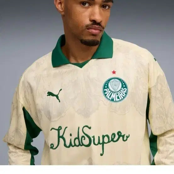 [BUNJANG] Puma Palmeiras Long Sleeve Knit Jersey / 푸마 팔메이라스 롱슬리브 니트 져지