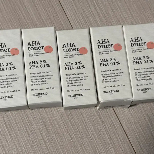 [BUNJANG] SKINFOOD AHA Pink Grapefruit Toner Set / 스킨푸드 AHA 핑크자몽 아하토너 일괄