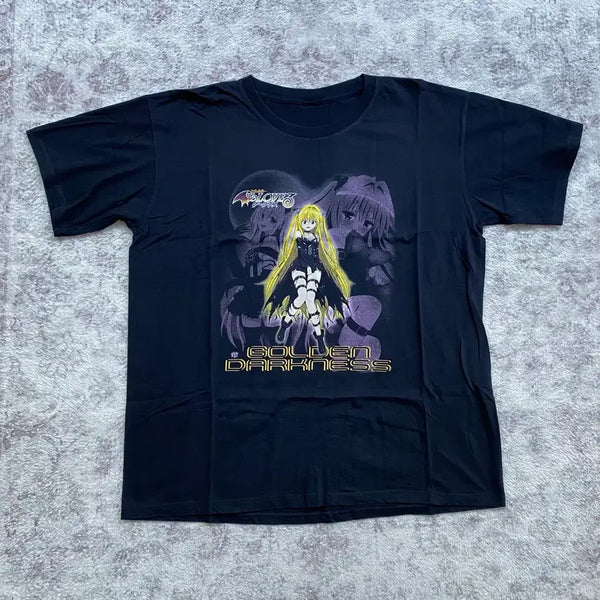 [BUNJANG] Bootleg To Love-Ru Animation T-Shirt / 투러브트러블 부틀렉 애니메이션 티셔츠 애니티