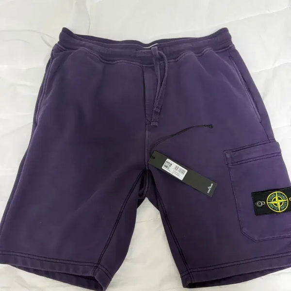 [BUNJANG] Stone Island Purple Cargo Shorts Size L / 스톤아일랜드 퍼플 카고 반바지 L사이즈 101564651 v0026