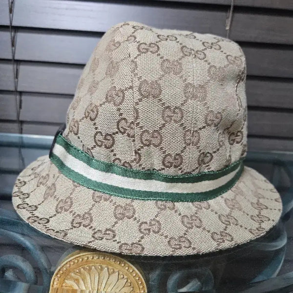 [BUNJANG] Gucci GG Pattern Bucket Hat / 구찌 정품 GG 패턴 버킷햇