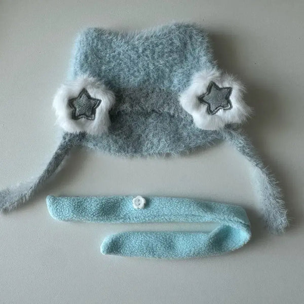 [BUNJANG] 10cm Doll Hat & Scarf Set / 10cm 인형 옷 인형 모자