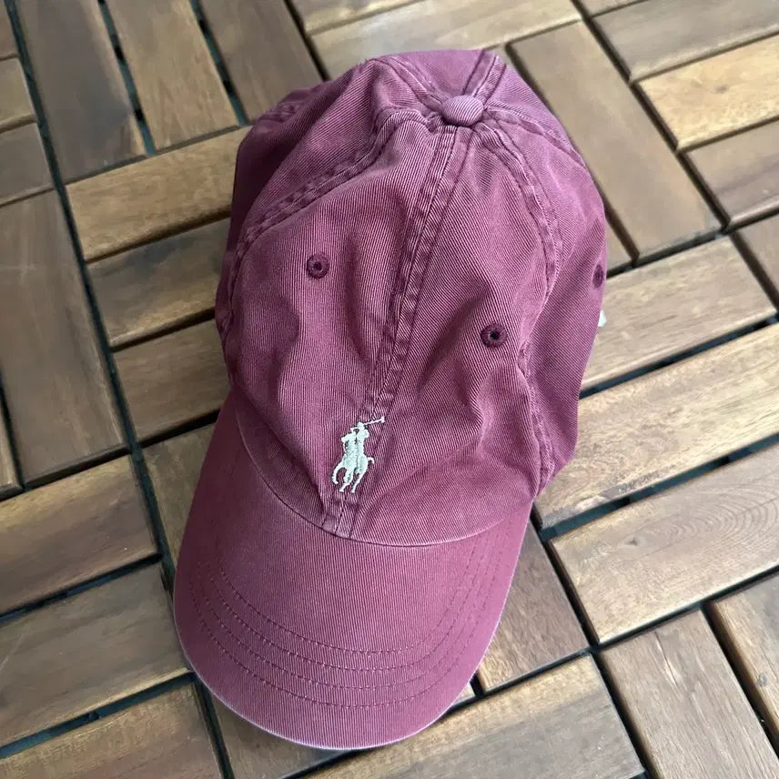[BUNJANG] 90s Vintage Polo Ralph Lauren Cap Burgundy / 90s 빈티지 폴로랄프로렌 볼캡 모자 버건디