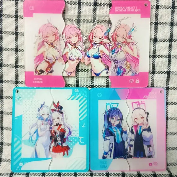 [BUNJANG] Honkai: Star Rail & Blue Archive Slide Keychain / 주말할인)붕괴 스타레일 블루아카이브 슬라이드 키링 개별가