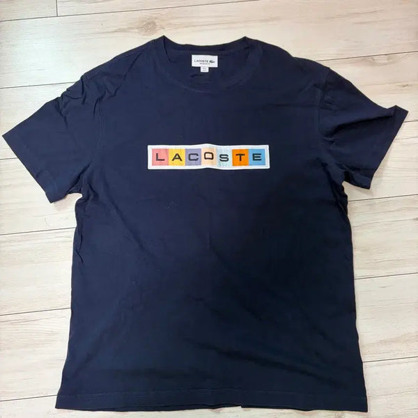 [BUNJANG] Lacoste Short Sleeve T-Shirt Navy / 라코스테 반팔티 네이비 컬러