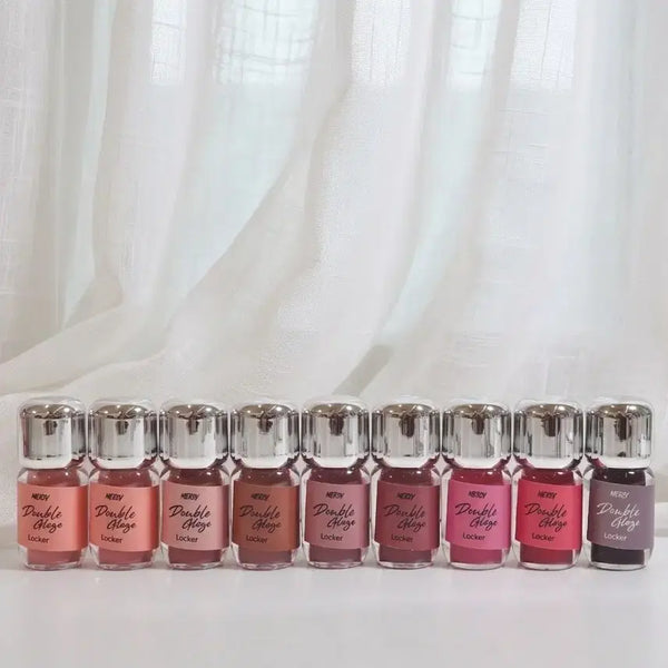 [BUNJANG] Merge Double Glaze Locker Gloss Tint (Various Shades) / [새상품] 머지 더블 글레이즈 락커 글로스 립틴트 (01베어미, 02소프트미, 03콰이어트미, 05뮤즈미, 06브레이브미, 07허쉬미, 08미드나잇미)