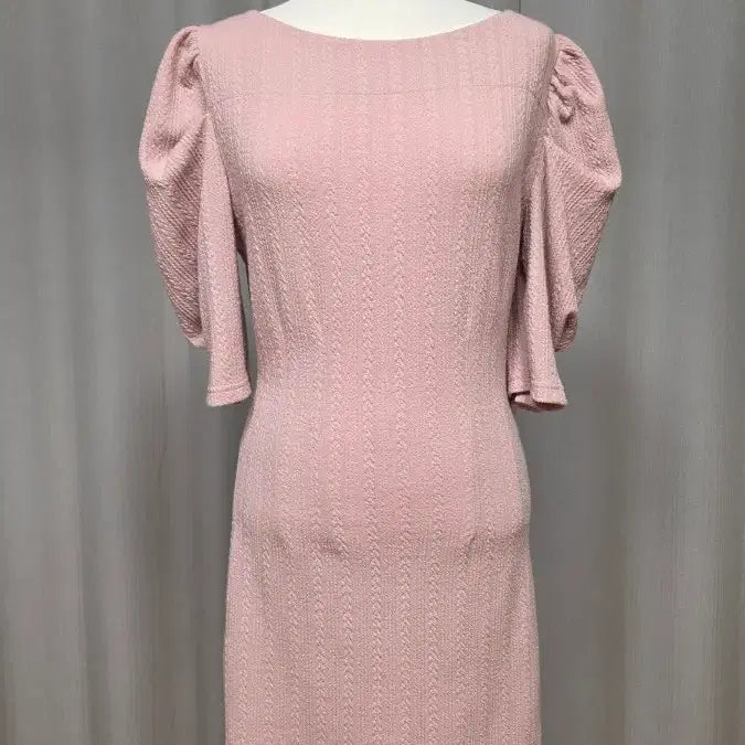 [BUNJANG] Pink Puff Sleeve Dress Suit / 새상품 핑크색 퍼프소매 원피스 정장