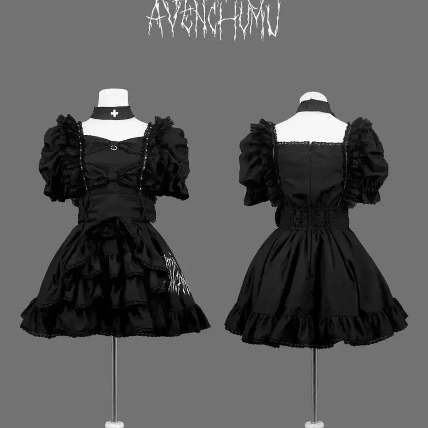 [BUNJANG] Dimmoire Nightmare Dress / (교판) Dimmoire 딤모아르 악몽 드레스 지뢰계 고스 펑크 중성계